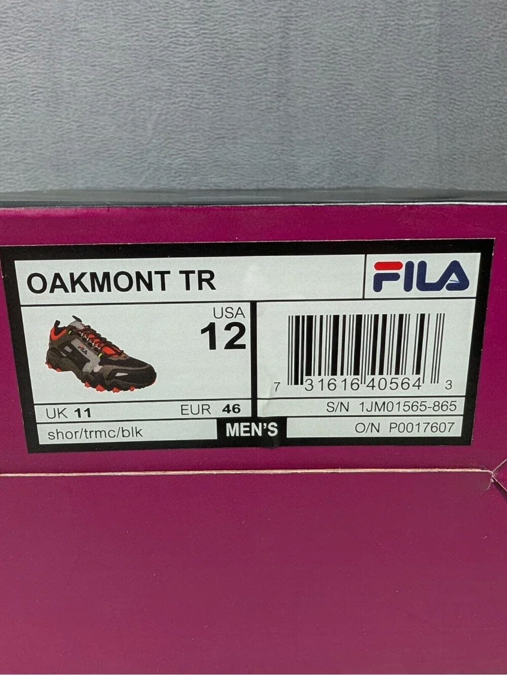 Fila mens 12